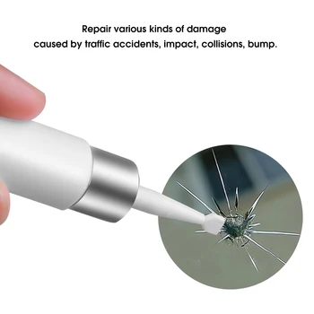 

Auto Glass Scratch Crack Restore Tool Car Windshield Repair Resin Kit DIY Car Window Repair Tools Window glass Curing Glue
