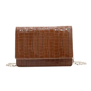 

Women's Fashion Pattern Shoulder Messenger Bag Simple Chain Small Square Bag Waterproof handbag1112#C