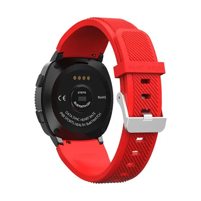 Водонепроницаемые спортивные Bluetooth Смарт-часы Шагомер сердце IP68 потеря напоминания обе стороны 380 мАч скорость 3,0/4,0