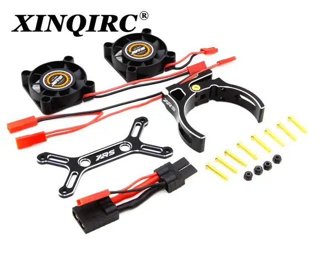 Traxxas x-maxx 6S 8s upgrade parts 1717 / 4985 motor fan radiator dual high speed motor cooling fan