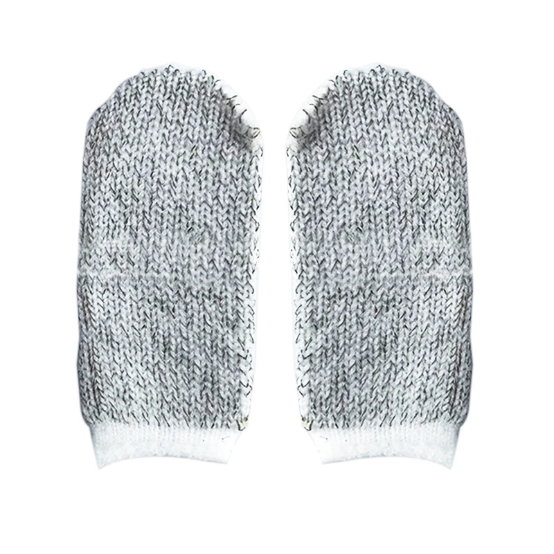 Дышащий мобильный игровой контроллер рукав для пальца 1 пара устойчивое сенсорный экран пальчиковые коты для Pubg аксессуары Manga del dedo - Цвет: Vinger mouw