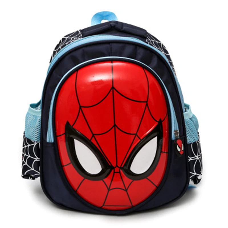 Children spiderman Backpacks Super heroes New School Bag 3D stereo Baby Boys Backpack Kids Children Cartoon School Bags