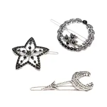 3 шт. заколки для волос с геометрическим орнаментом, сплав, винтажный головной убор, заколки для волос, аксессуары для женщин