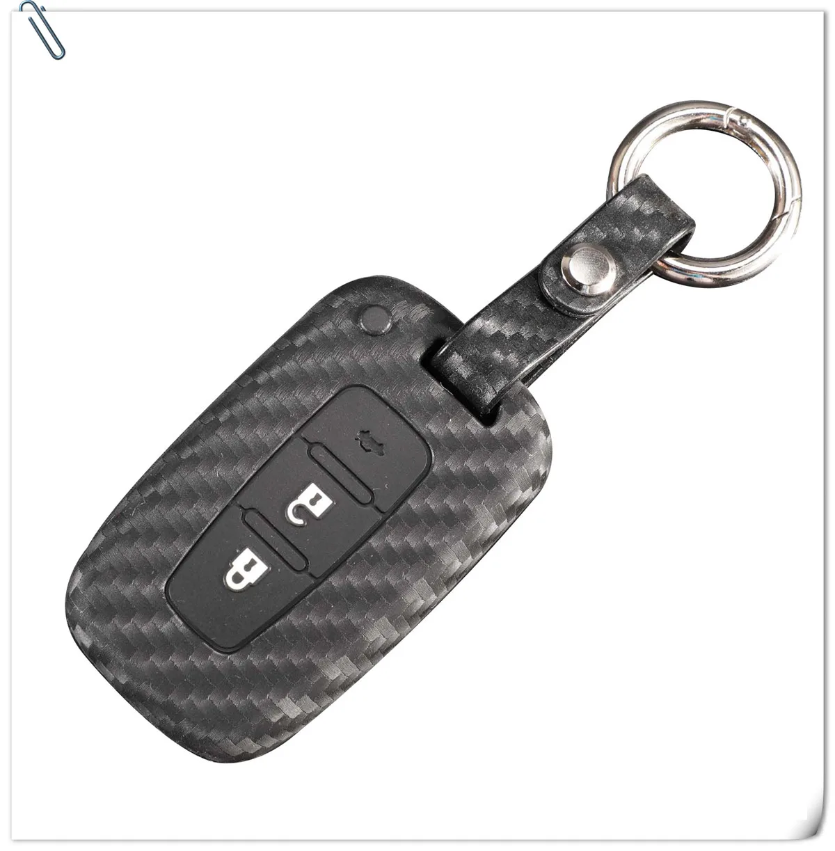 20x 2/3/4B astuccio portachiavi remoto in Silicone in fibra di carbonio per Kia K2 K5 Sportage Forte Hyundai IX35 Sonata Genesis Veloster Elantra - H9b0aabf4d02f409eb37b80559ba9733d1