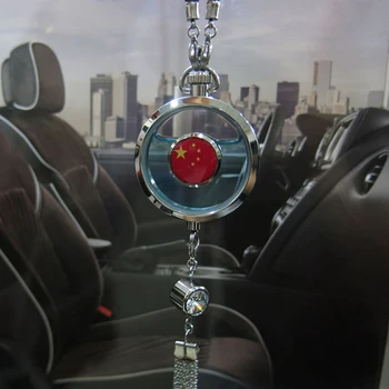 

Free Shipping Stainless Steel Perfume Box Ornament With Country Or District Flag Logo