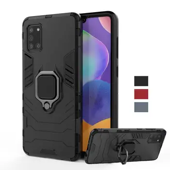 

For Samsung Galaxy A31 Case Cover A51 A71 M31 M21 A11 A41 Case Magnet Ring Holder Armor Phone Bumper Back Case For Samsung M30S