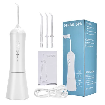 

Portable Electric Dental Irrigator Rechargeable Irrigation Waterpick Floss Oral Water Jet Waterpulse Teeth Cleaner Whitening