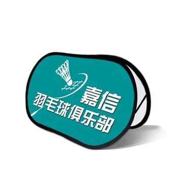 

Straight Oval Shape Logo Print Popup A Frame Stand With Tension Fabric Graphic For Sports Ground Promotion