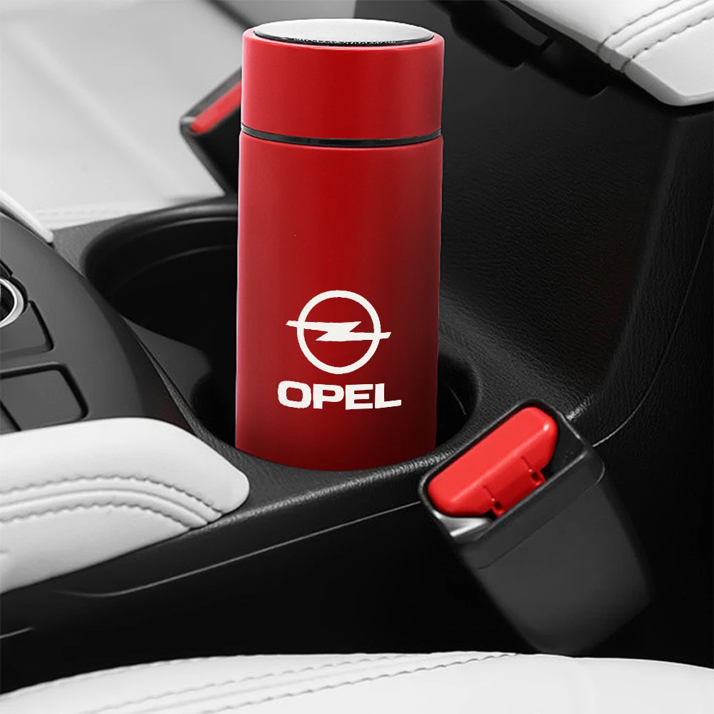 

For OPEL Astra 500ML Intelligent Stainless Steel Thermos Bottle Cup Temperature Display Vacuum Flasks Travel Car accessories