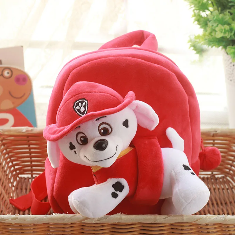 Original PAW Patrol Dogs Plush Removable Backpack Toy Bag Cartoon Kids Mini School Children's Gifts Boy Girl Baby Figures Bags