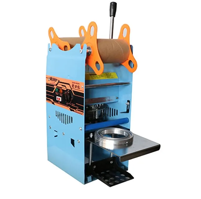 

Bubble Tea Cup Sealing Machine Fully Automatic Stainless Steel Plastic Bubble Tea Sealing Machine Cup Sealer Cup 95MM Size