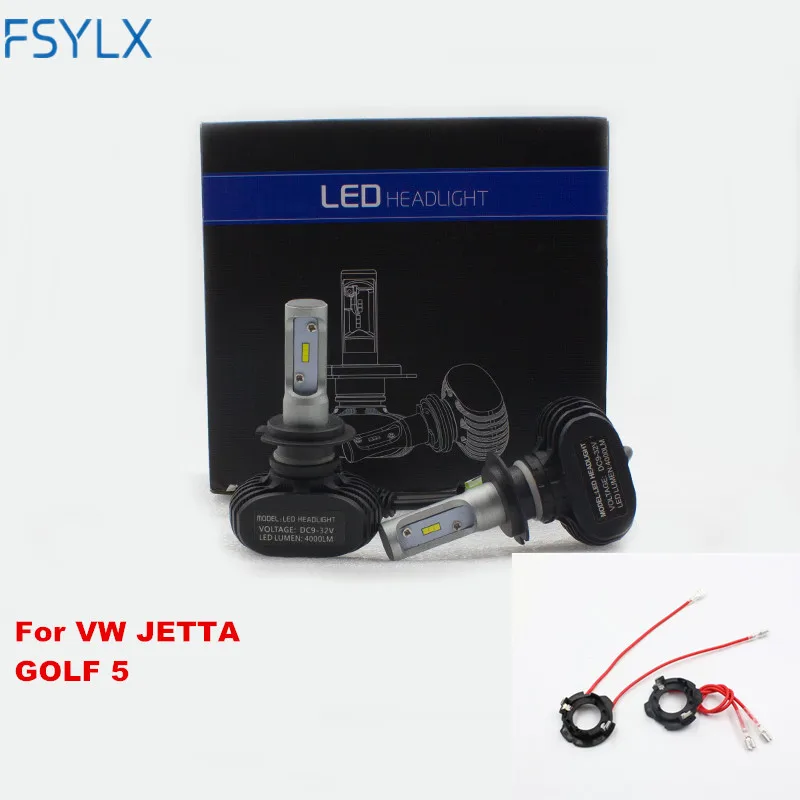 

Car Styling Super Bright R3 9600lm H7 Xenon White 6000K Car LED Headlight Conversion Lamp Kit Cree XHP-50 4800lm Bulb