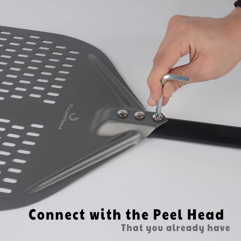 Extra Long Handle for Pizza Peel and Turning Peel 0003