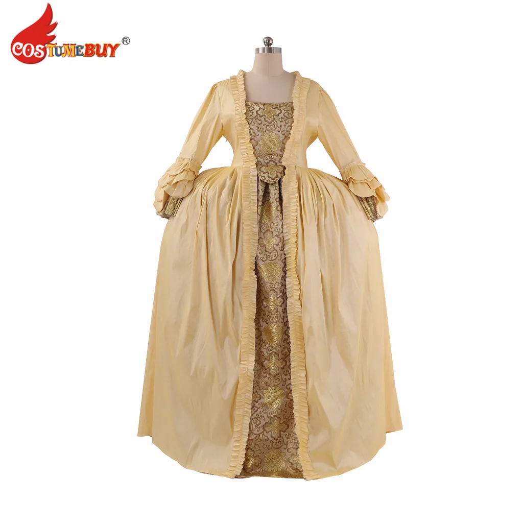 

Costumebuy 18th Regency Queen Versailles Antoinette Baroque Rococo Gown Civil war Victorian Royal Women Ball Gown Belle Dress