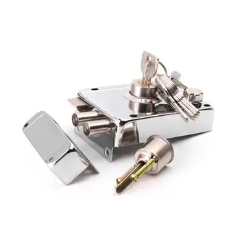 

Exterior Door Lock Kit Security Anti-theft Locks With Multiple Insurance