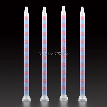

4pcs GSM9-20 AB glue static mixing tube epoxy resin adhesive mixing nozzle glue filling machine mixing tip