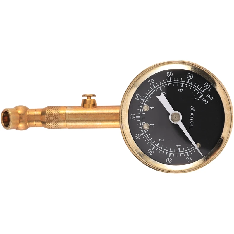 

NEW-Car Tire Pressure Gauge Tire Pressure Monitoring Meter Metal Tire Pressure Gauge