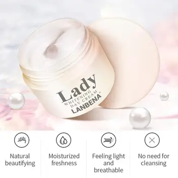 

Whitening Face Cream Moisturizing Nourishing Hydrolyzed Anti Wrinkle Anti Aging Smoothing Skin Care 35g Lady Cream
