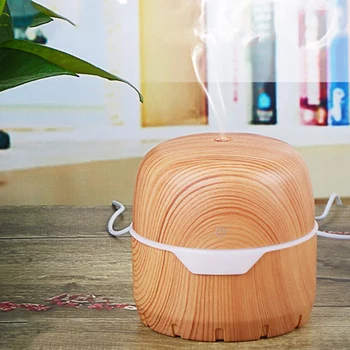 

300ML Ultrasonic Essential Oil Diffuser USB Air Humidifier Home Office Water Mist Maker Wood Grain Electric Aroma Diffuser