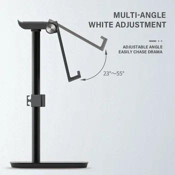 

Universal Angle Adjustable Free Standing Bedroom Office Desktop Portable Home Tablet Holder Stand Cell Phone Study Multifunction