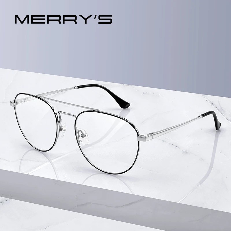 Оправа для очков MERRYS S2414 классические овальные оправы мужчин и женщин модные очки