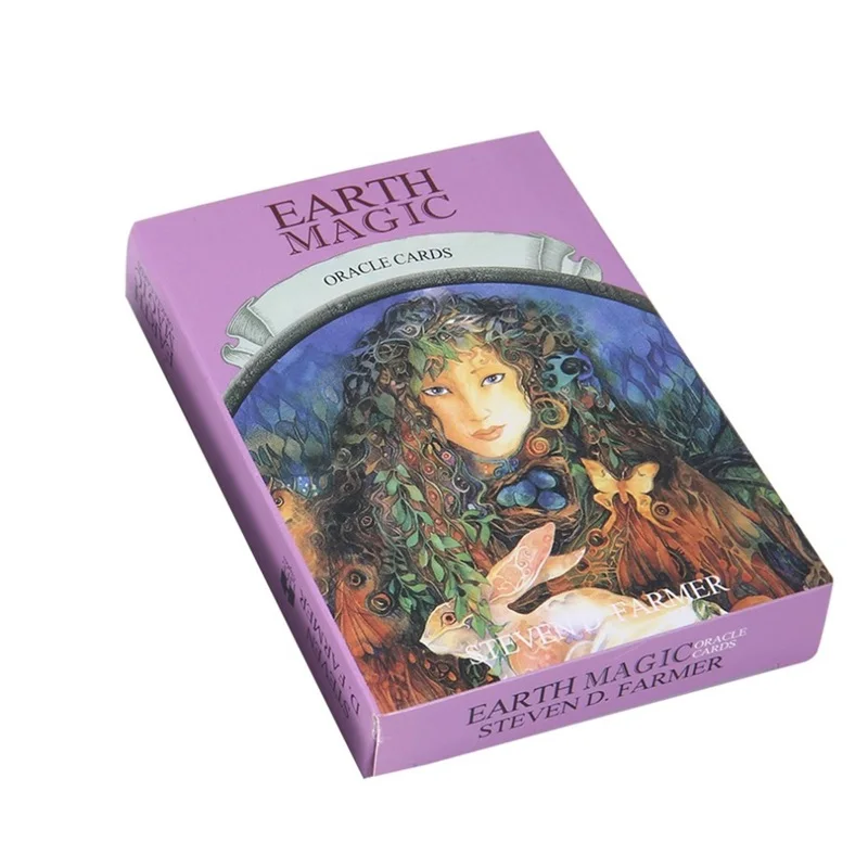Полностью английские карты Oracle настольная игра Таро колода настольная игра карточная игра Единорог Archangel Goddess животное оракул колоды - Цвет: Earth Magic