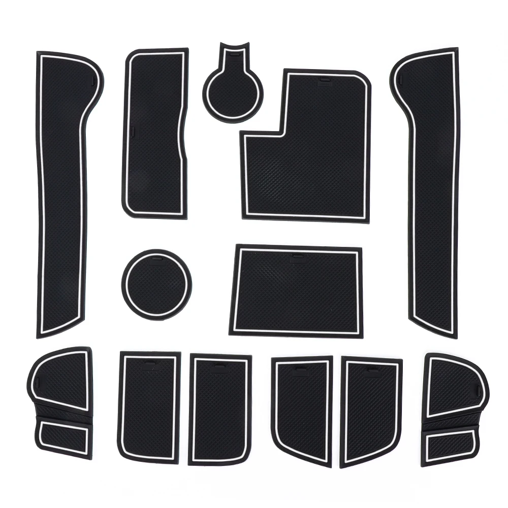 

13 PCS Door Groove Mat For Kia Sportage R 2011 2012 2013 2014 2015 Gate Slot Pad Car Styling Against Dust Keep Clean
