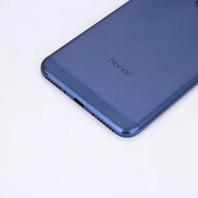 Чехол на заднюю крышку для Huawei Honor 6C Pro/Honor V9 Play металлическая задняя дверь ремонт батарея чехол+ кнопки камеры стекло