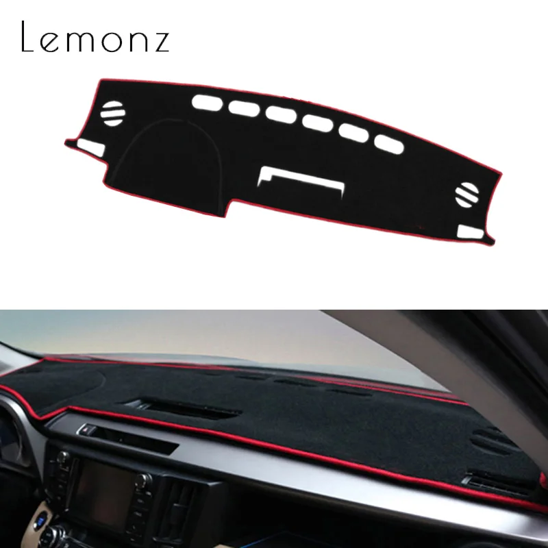 

Car Dashboard Cover For Toyota RAV4 XA40 2013 2014 2015 2016 2017 Sun Shade Non-Slip Stiker Protector Dashmat Carpet Accessories