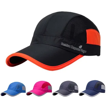 

Summer Sport Running Cap Men Women Breathable Quick-Drying Mesh Hats Women Sunshade Caps
