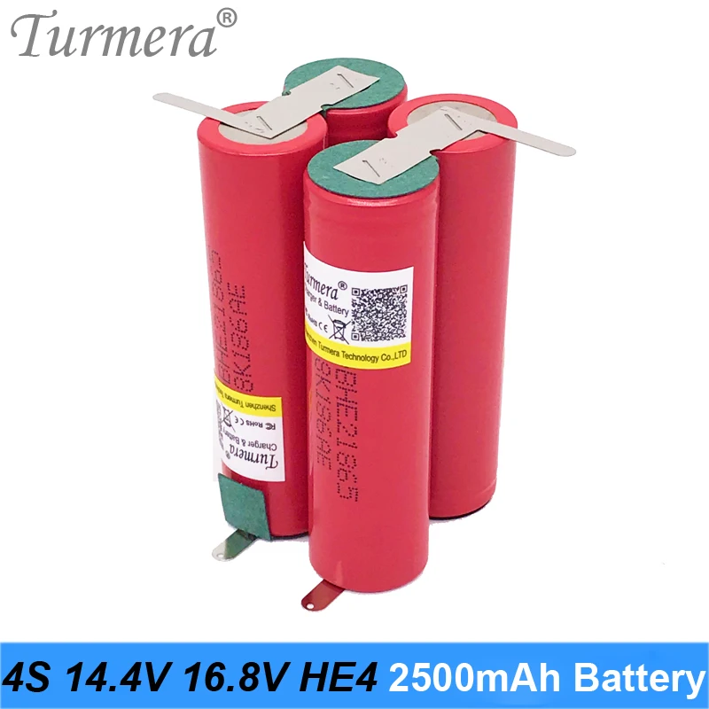 4s 16.8v 14.4v battery 18650 pack for lg 18650 he2 14.4v 16.8v welding solder battery for screwdriver tools battery customized battery 03