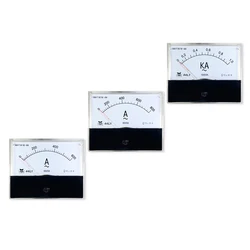 Voltmètre à panneau analogique 44L1 AC, ampèremètre, jauge, 100a, 150a, 200a, 250a, 300a, 500a, 1ka 