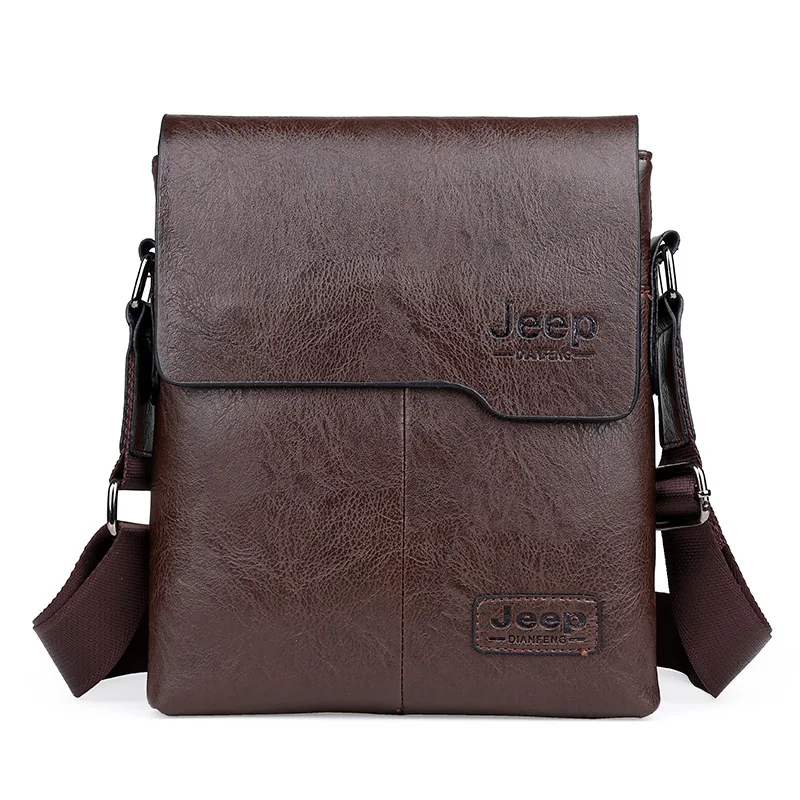 Jeep Men's Bag 2019 New Briefcase European and American Fashion Single-Shoulder Crossbody High-End Portable Casual |