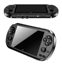 X1 console de jogo para psp 4.3 polegadas console de jogo nostálgico clássico duplo-shake console de jogo 8g embutido 10,000 jogos 8/16/32/64 bit