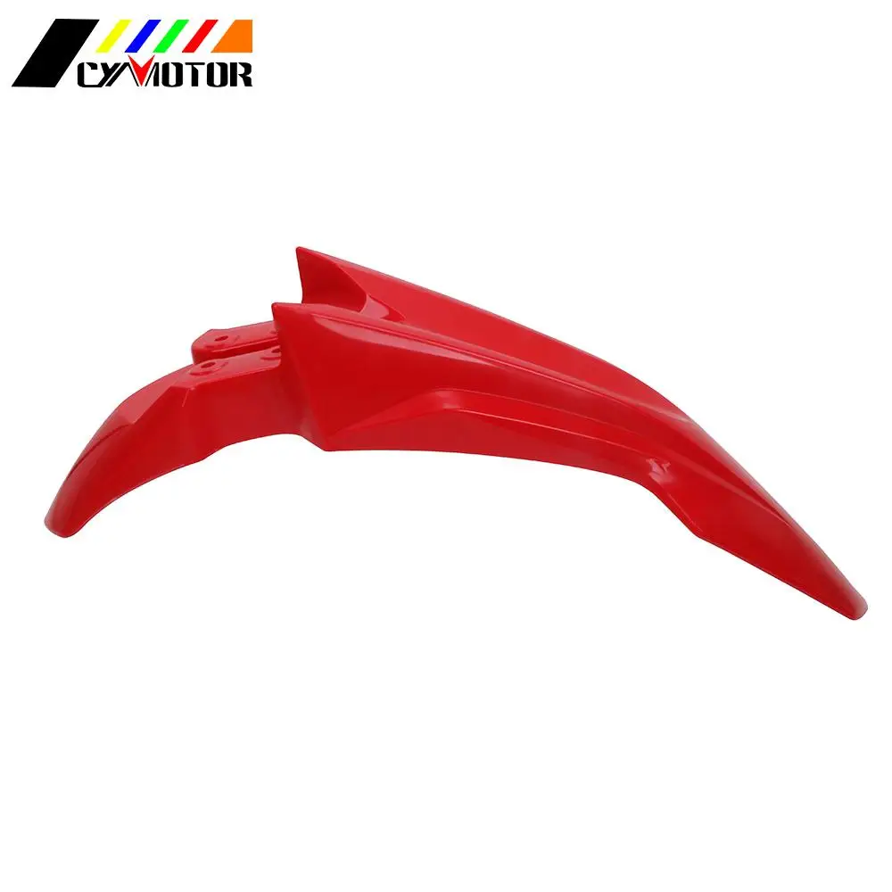 Motorcycle Red Plastic Front Fender Protector MudGuard Cover Splash Shield Accessories For Honda CRF150L CRF 150L