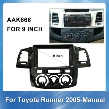 

Special Autoradio Frame For Toyota Runner 2005 Manual Car Frame Panel Dashboard ABS plastic Installation Facials Install Radio