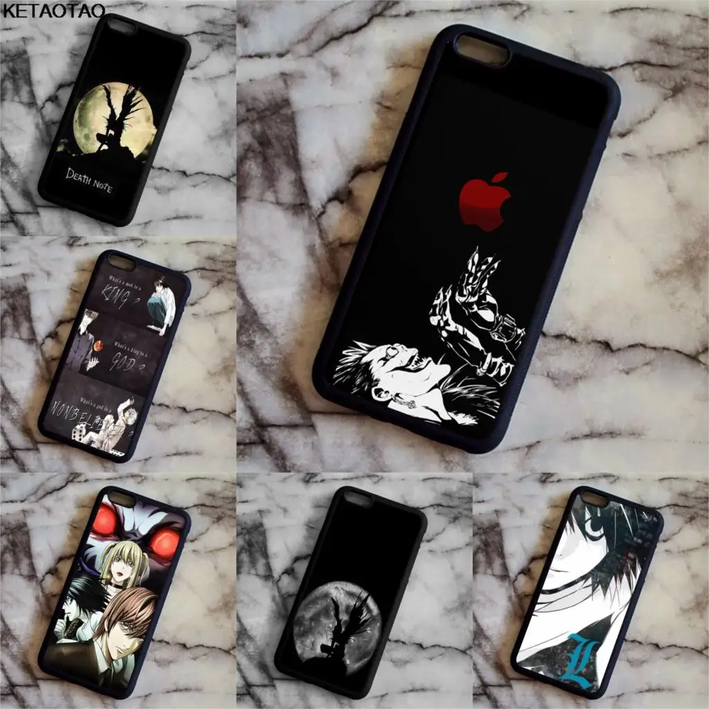 KETAOTAO Прохладный Death Note чехлы для телефонов с принтом для samsung galaxy S3 S4 S5 S6 S7 S8 S9 Note 4 5 7 8 чехол мягкий резиновый чехол из ТПУ силикона