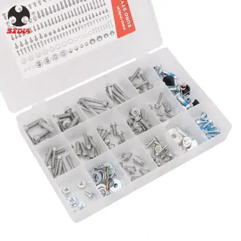 

Motorcycle Steel Stainless 193 PCS Full Fixed Fastener Kit Bolt Screw Set For Ktm SX SXF EXC EXCF 125 150 200 250 300 350-530