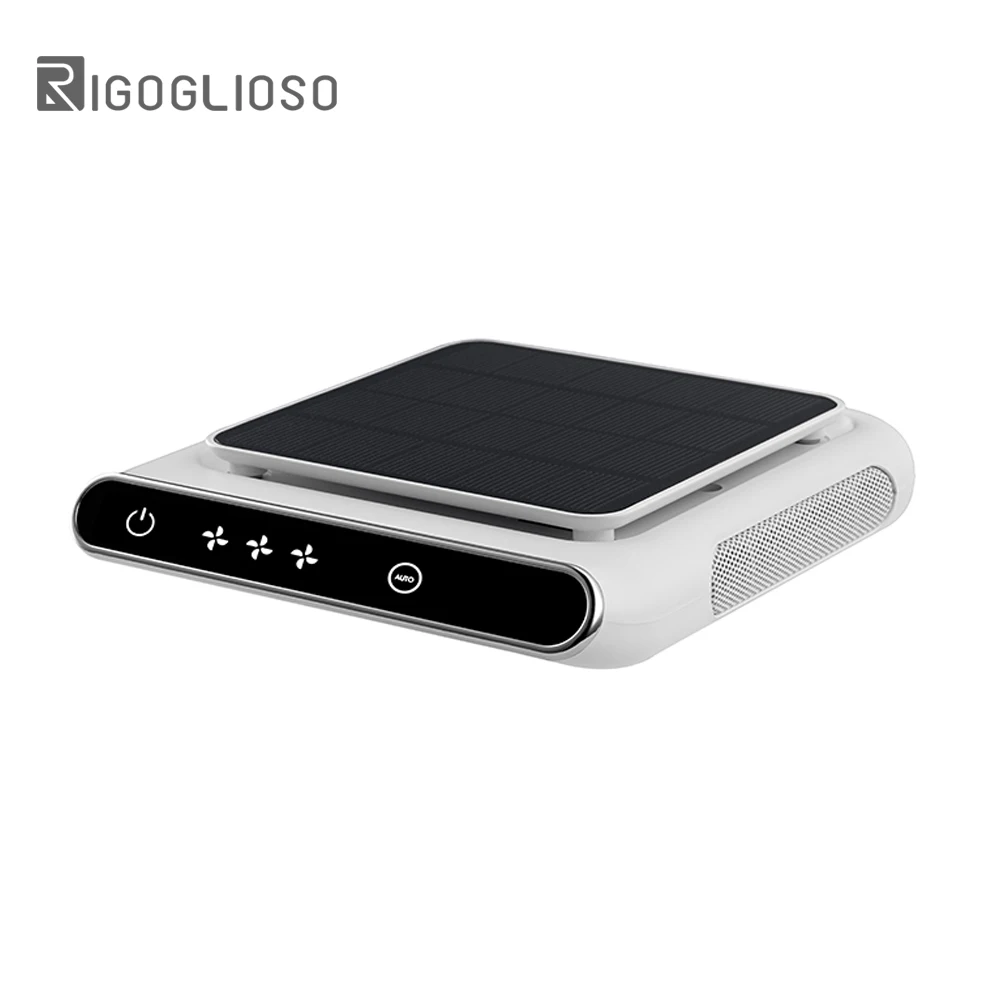 Солнечная панель USB очиститель воздуха автомобильный с отрицательными ионами