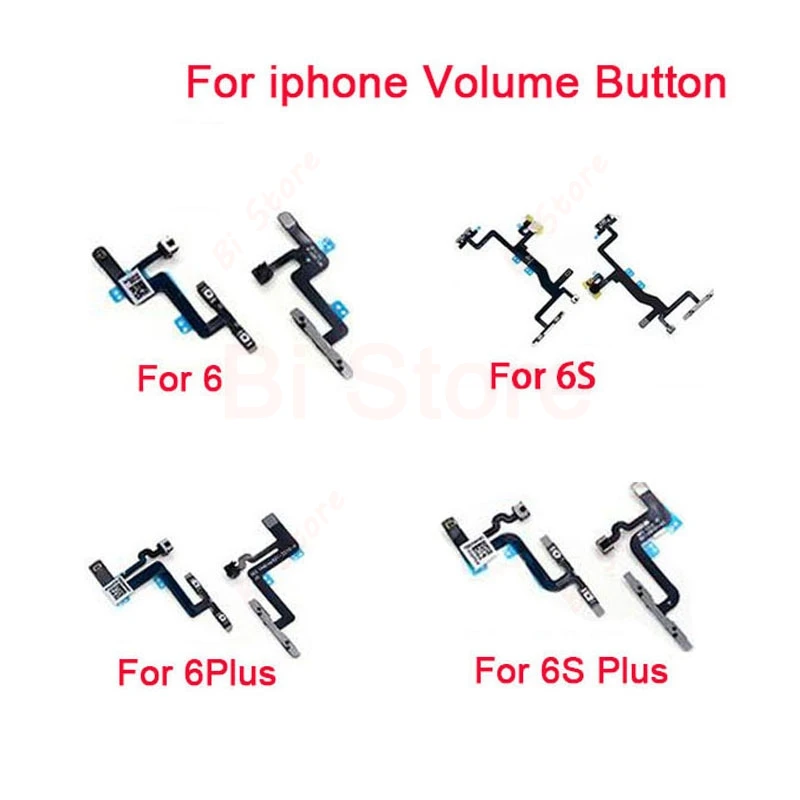 Запасные части для наушников аудио разъем Кнопка громкости кабель iPhone 6 Plus 6S