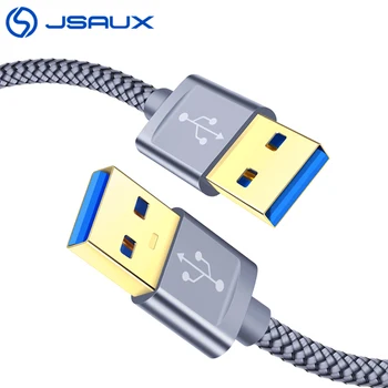 

Jsaux USB to USB Extension Cable Type A Male to Male USB 3.0 Extender for Radiator Hard Disk Webcom DVD Player, Laptop Cooler