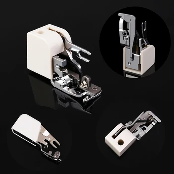 

Pulaqi Sewing Machine Knife Over-lock Presser Foot for Sewing Machine Cutter Lock Side Pressure Side Foots with Knife CY-10 DIY