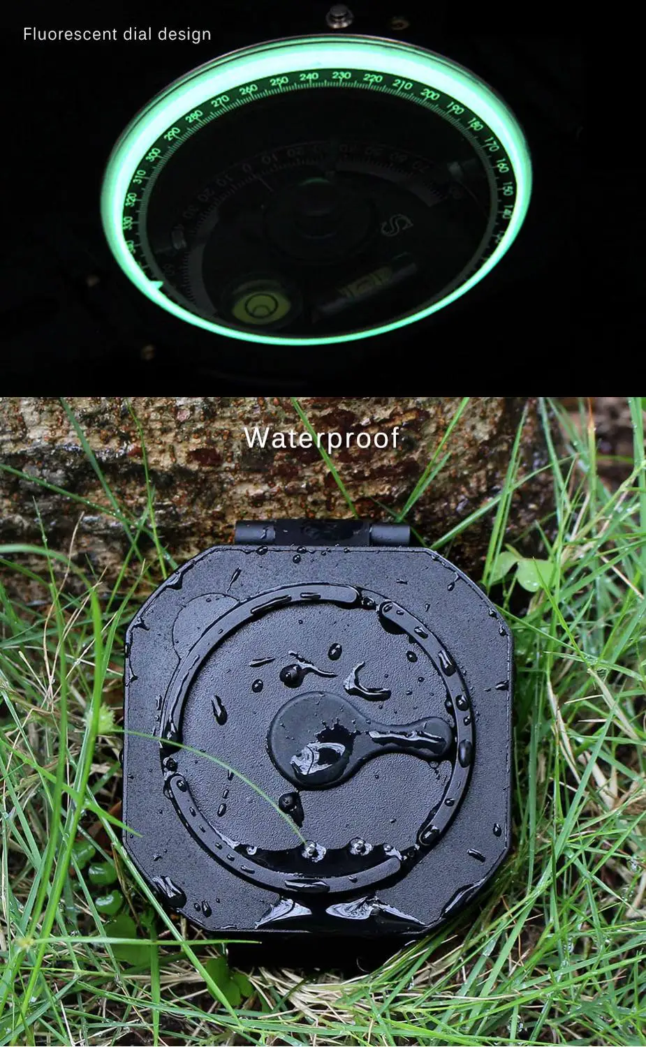 SVBONY Compass Professional Military Outdoor Survival Camping Equipment Geological Pocket Compass Lightweight F9134 for prepper