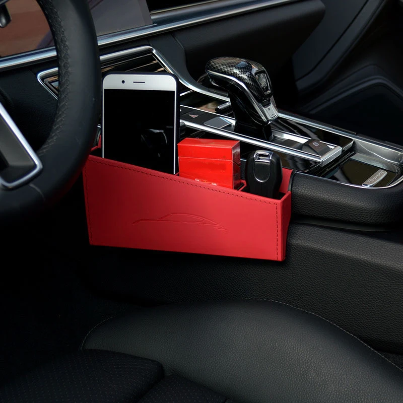 Car Styling Accessories Leather Interior Car Seat Seam Storage Box Organizer Holder for Panamera 971 2017 2018 Car Styling Accessories Leather Interior Car Seat Seam Storage Box Organizer Holder for Panamera 971 2017 2018