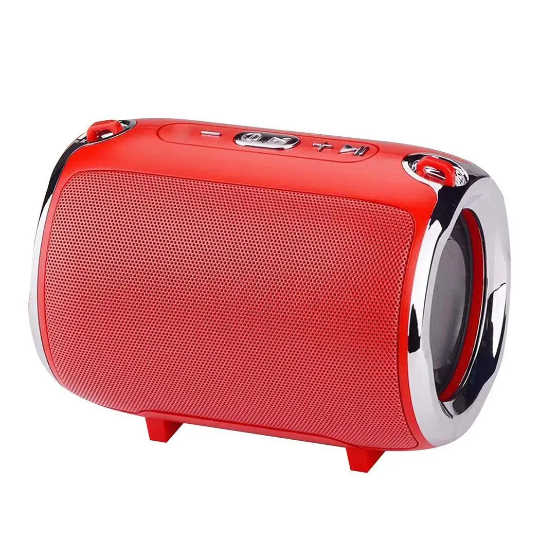 S518 Bluetooth динамик мини беспроводной сабвуфер динамика bluetooth динамик s mp3 стерео аудио музыкальный плеер - Цвет: red