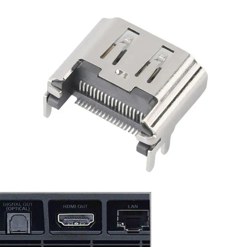 Сменный разъем для Ps4 с Hdmi портом и дисплеем коннектор PlayStation PS4 консоль тонким