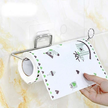 

Toilet Metal Chrome Roll Wall With Mountable Screw & Plugs Loo Holder Bathroom