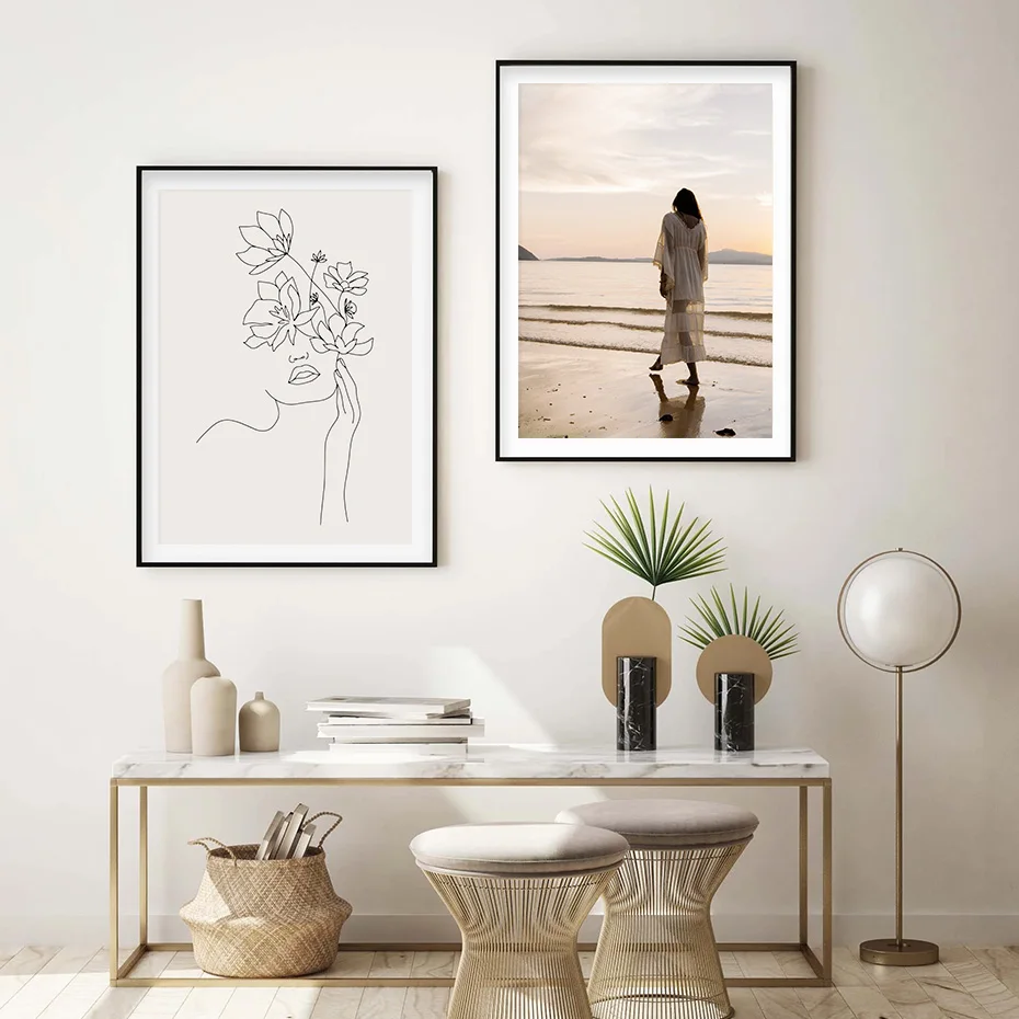 Trendy-Abstract-Bohemian-Beige-Floral-Girl-Wall-Art-Canvas-Paintings-Poster-Print-Picture-Living-Room-Home (3)