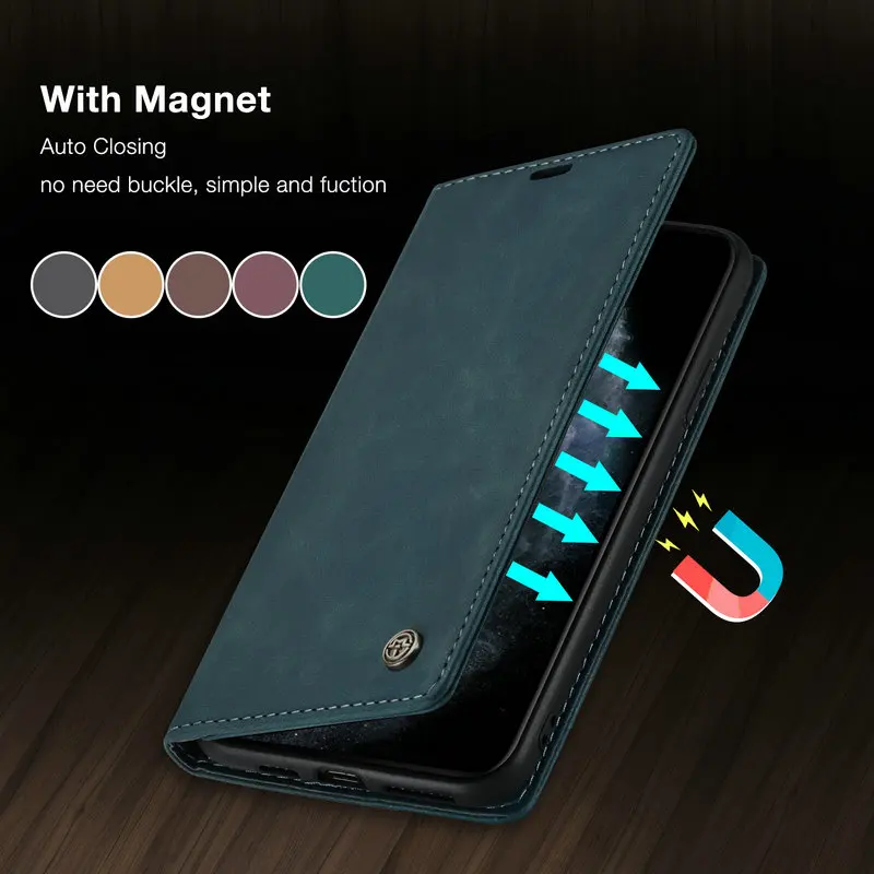 KISSCASE Матовый кожаный чехол бумажник для Samsung A50 A70 A40 флип кейсы S8/S9/S10 Plus A10 Note 10 S10E M10