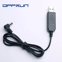 OPPXUN 2021 Hot Sale Fast Shipping Portable USB Charger Cable For Baofeng UV-5R BF-F8HP Plus Walkie- Talkie Two Way Radio X6HB